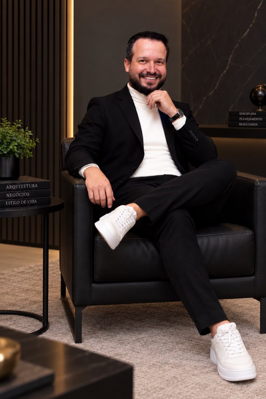 Leonardo Borba, sócio e corretor de imóveis da Stela Patelli Exclusiv